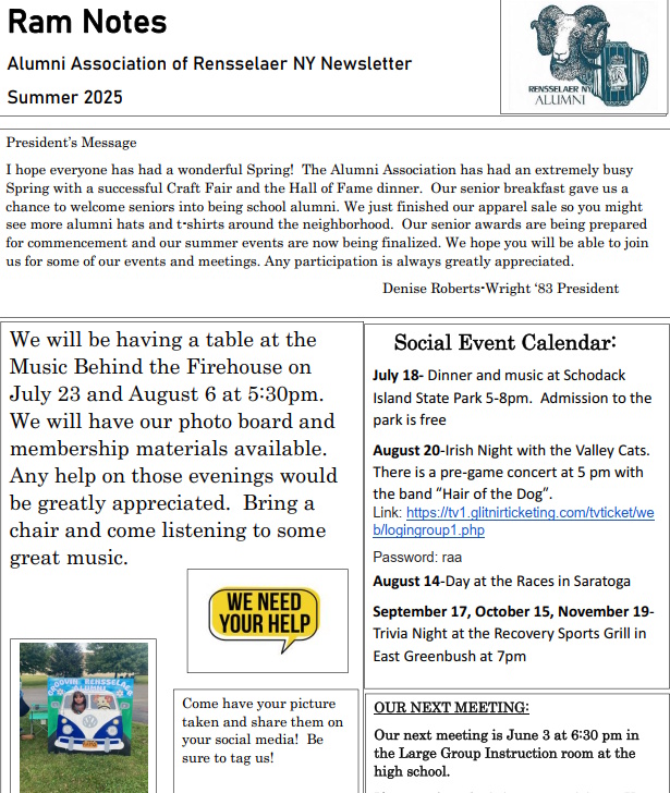 Sumer 2025 Newsletter